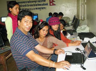 Allen Tuladhar Training Students