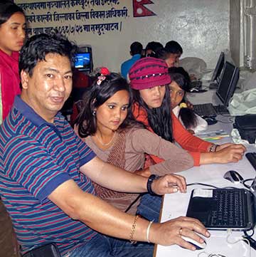 Digital Literacy Training in Rural Nepal